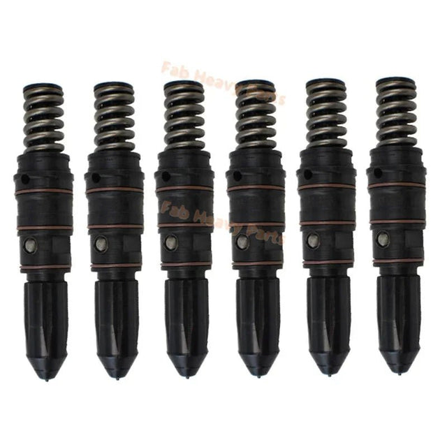 6 PCS Fuel Injector 3022197 Fits for Cummins Engine PTD K6 K19 QSK19G G19 K19G QSK19 - Fab Heavy Parts