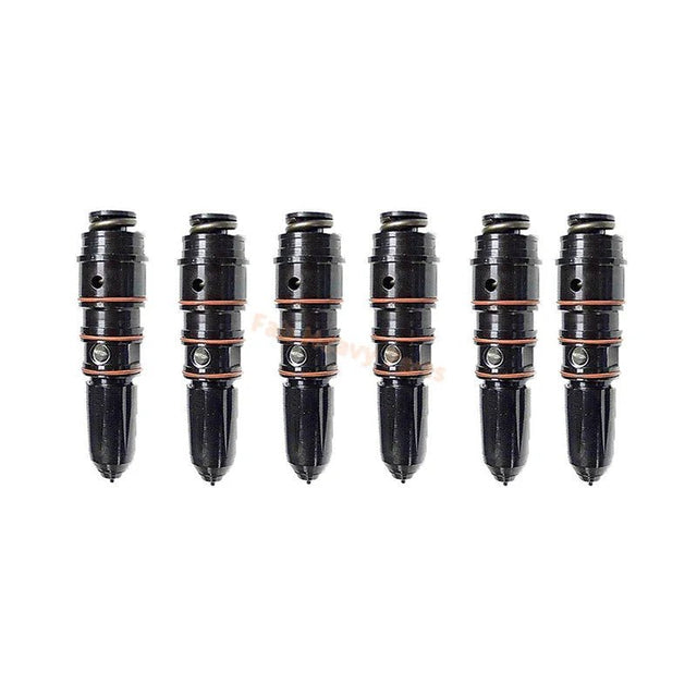 6 PCS Fuel Injector 3054205 Fits for Cummins Engine NTC NH N855 NTA855 - Fab Heavy Parts