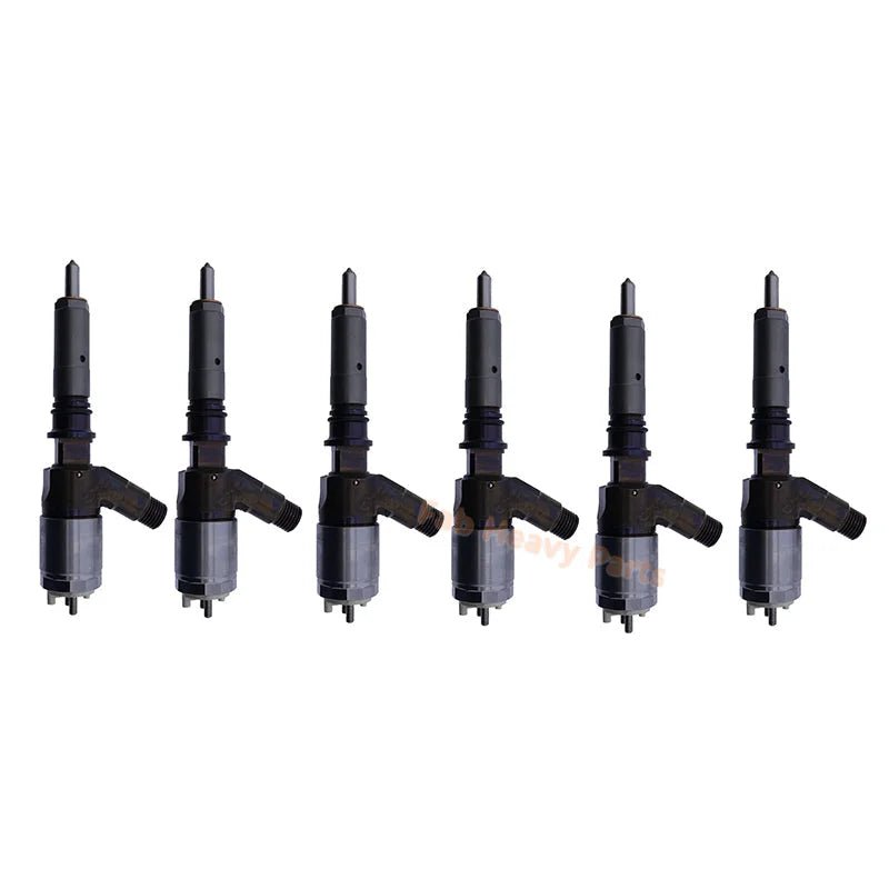 6 PCS Fuel Injector 310 - 9067 3109067 Fits for Caterpillar CAT Engine C6.6 Excavator E320D - Fab Heavy Parts