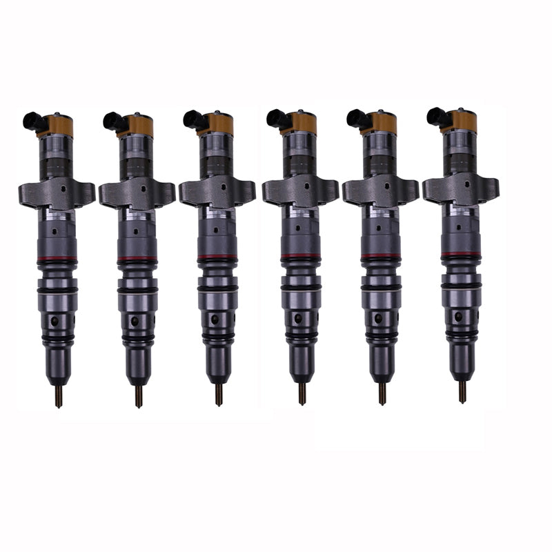 6 PCS Fuel Injector 328-2573 3282573 Fits for Caterpillar CAT Engine C9 Tractor D6R D6R III D6T D7R D7R XR D7R LGP