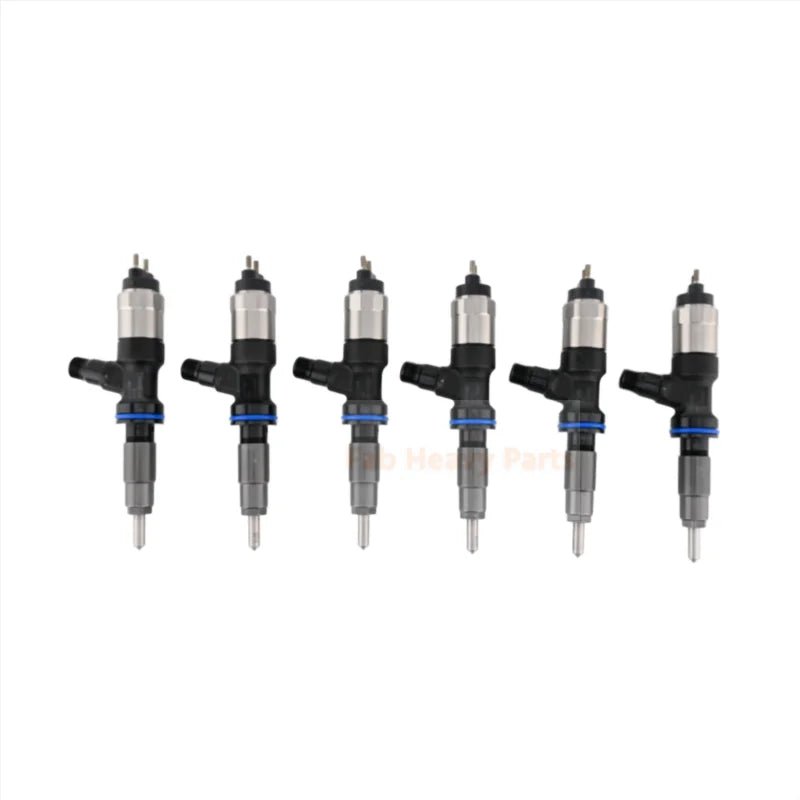 6 PCS Fuel Injector 370 - 7280 3707280 Fits for Caterpillar CAT Engine C4.4 C7.1 - Fab Heavy Parts
