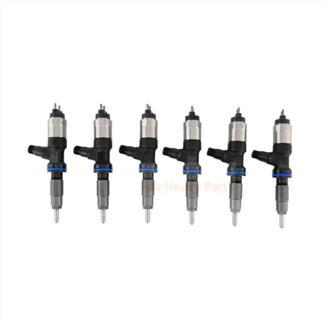 6 PCS Fuel Injector 370 - 7280 3707280 Fits for Caterpillar CAT Engine C4.4 C7.1 - Fab Heavy Parts