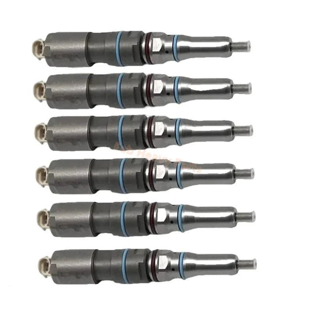 6 PCS Fuel Injector 456 - 3493 4563493 Fits for Caterpillar CAT Engine C9.3 C9 Excavator 336E 336E L 336E LH - Fab Heavy Parts