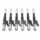 6 PCS Fuel Injector 6156 - 11 - 3300 6156113300 Fits For Komatsu - Fab Heavy Parts