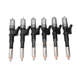 6 PCS Fuel Injector 6156 - 11 - 3300 6156113300 Fits For Komatsu - Fab Heavy Parts