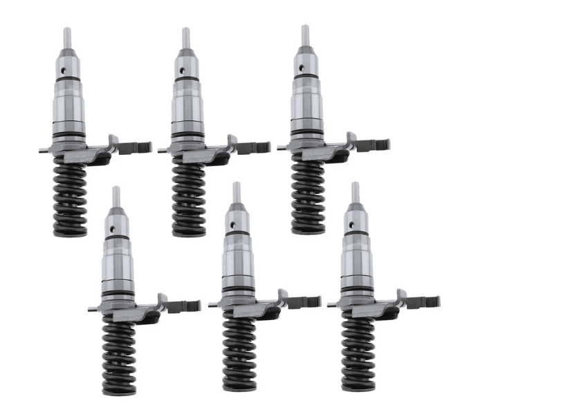 6 PCS Fuel Injector 7E - 9585 7E9585 0R - 3742 0R3742 Fits for Caterpillar CAT Engine 3114 3116 3126 Excavator 320 320L 320N - Fab Heavy Parts