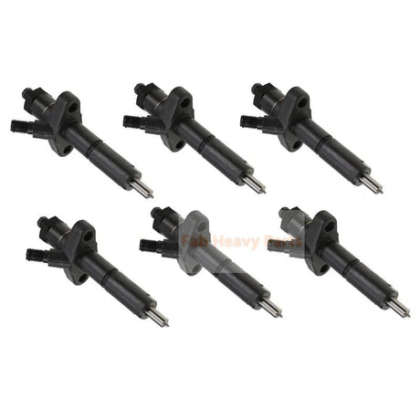 6 PCS Fuel Injector D8NN9F593DB Fits Ford New Holland 333 334 335 3600 3600N 3600R - Fab Heavy Parts