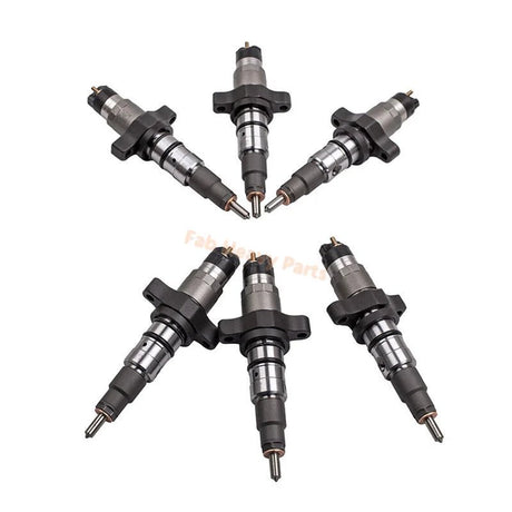 6 PCS Fuel Injector for 03 - 04.5 Dodge RAM 2500 3500 Fits Cummins Engine 5.9L - Fab Heavy Parts