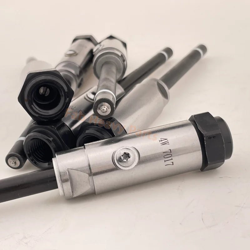 6 PCS Fuel Injector Nozzle 4W - 7017 4W7017 Fits for Caterpillar CAT Engine 3406B 3306 3412 Excavator 245 245B 245D - Fab Heavy Parts