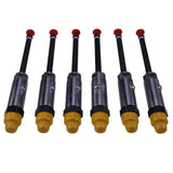 6 PCS Fuel Injector Nozzle Ass'y 8N7005 8N - 7005 Fits for Caterpillar 235 330 350 Excavator D5 D6 Tractor 936 950 Loader - Fab Heavy Parts