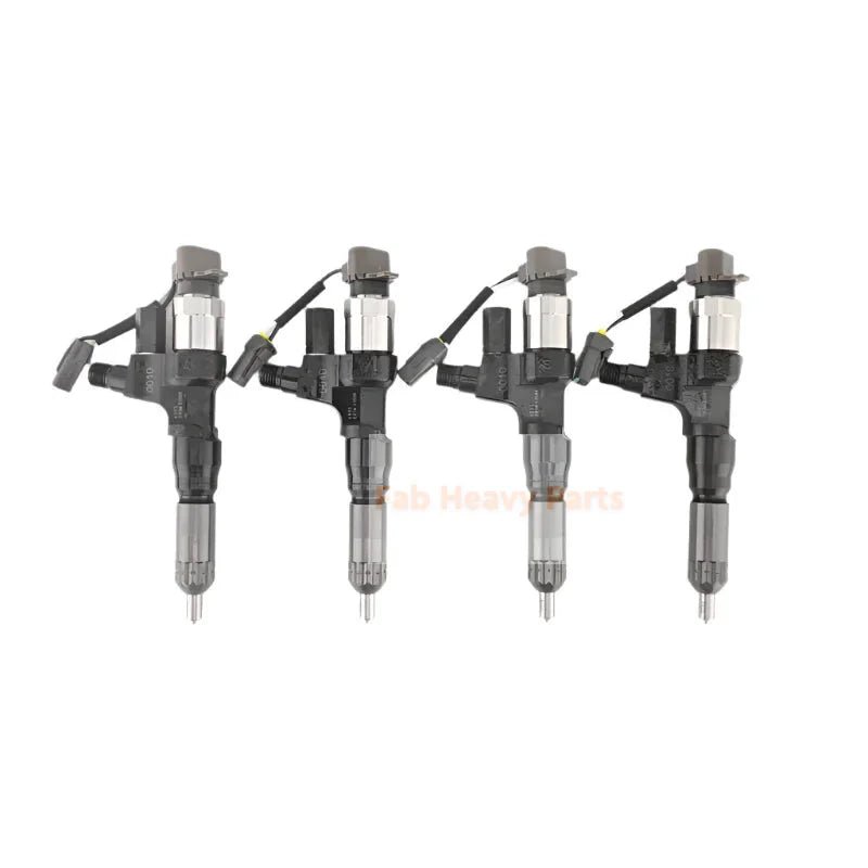 6 PCS Fuel Injector VH23670E0010 for Hino Engine J08E Kobelco Excavator SK350 - 9 SK200 - 8 SK260 - 8 - Fab Heavy Parts