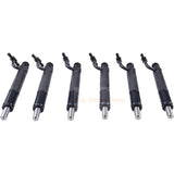 6 PCS Fuel Injector w/Nozzle 1815409C91 781696 Fits for Navistar DT360 DTA360 Engine - Fab Heavy Parts