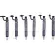 6 PCS Fuel Injector w/Nozzle 1815409C91 781696 Fits for Navistar DT360 DTA360 Engine - Fab Heavy Parts