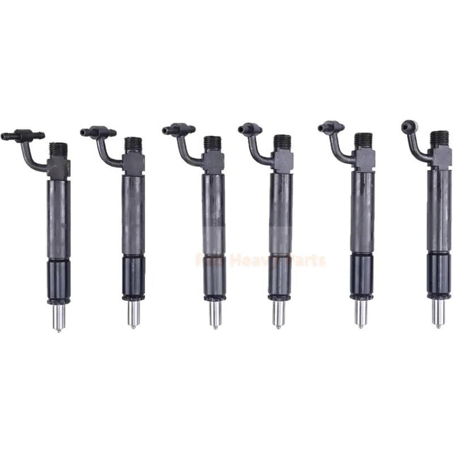 6 PCS Fuel Injector w/Nozzle 1815409C91 781696 Fits for Navistar DT360 DTA360 Engine - Fab Heavy Parts