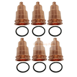 6 PCS Injector Sleeve 85104134 Fits for Volvo FM Truck Engine D12D D12F - Fab Heavy Parts