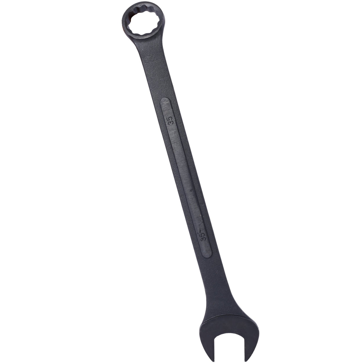 6 PCS Jumbo Combination Wrench Set Extra Large Metric 1 - 3/8'' to 2'' Black Oxide with Pouch - Fab Heavy Parts