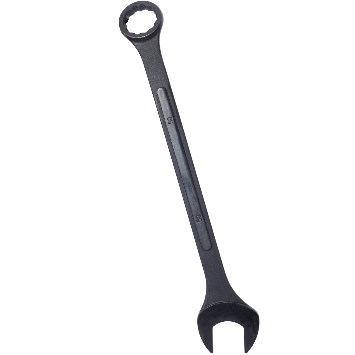 6 PCS Jumbo Combination Wrench Set Extra Large Metric 1 - 3/8'' to 2'' Black Oxide with Pouch - Fab Heavy Parts