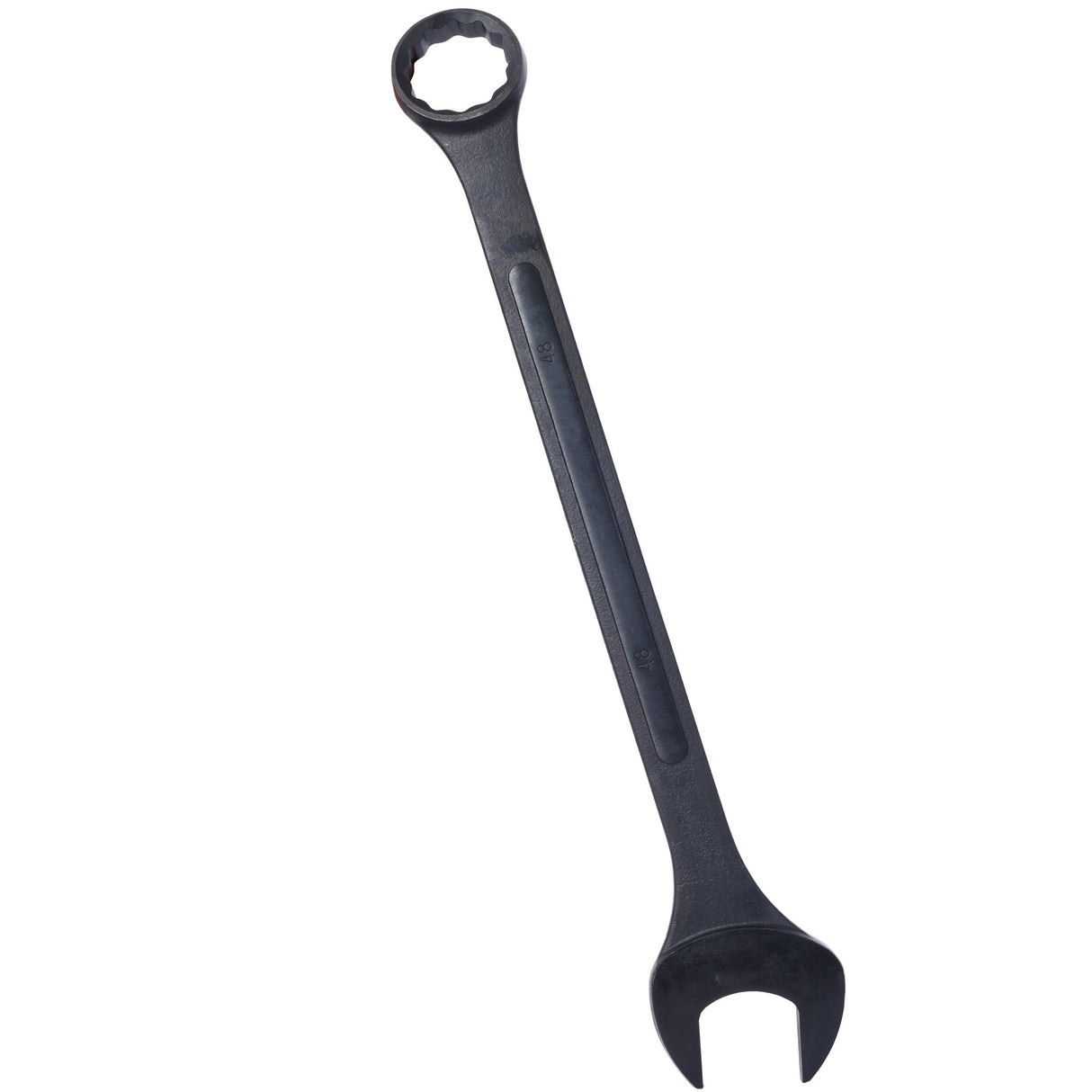 6 PCS Jumbo Combination Wrench Set Extra Large Metric 1 - 3/8'' to 2'' Black Oxide with Pouch - Fab Heavy Parts