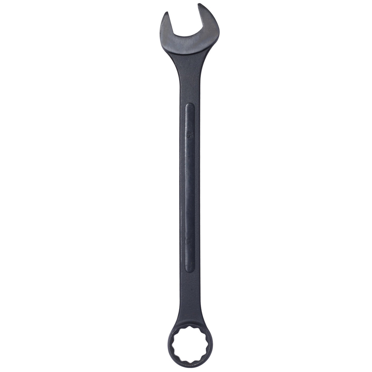 6 PCS Jumbo Combination Wrench Set Extra Large Metric 1 - 3/8'' to 2'' Black Oxide with Pouch - Fab Heavy Parts