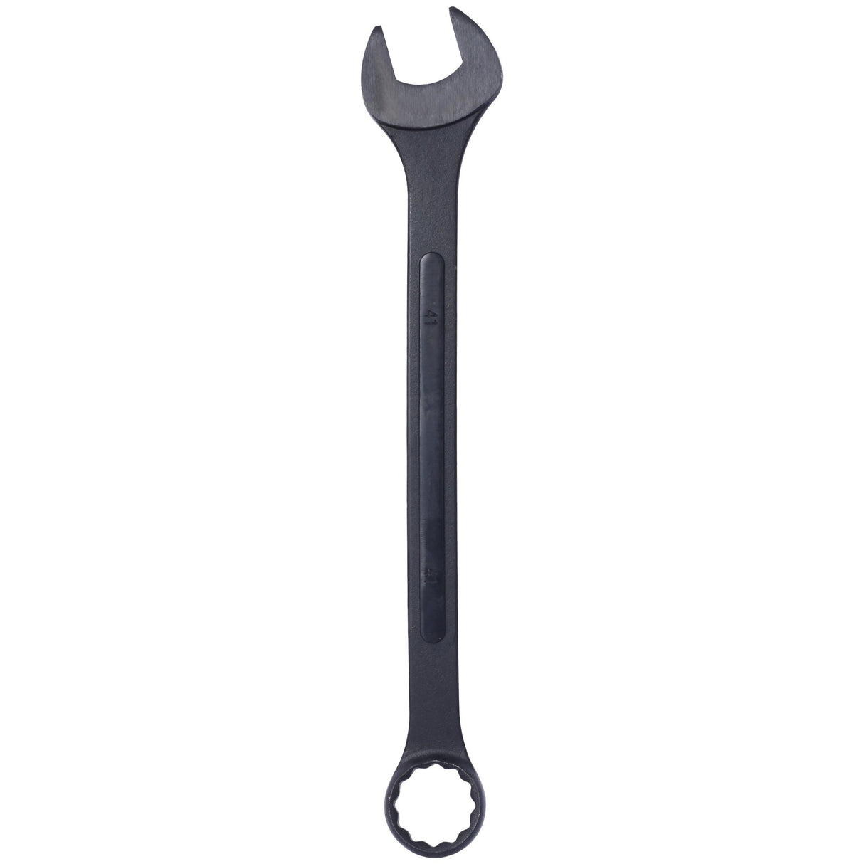 6 PCS Jumbo Combination Wrench Set Extra Large Metric 1 - 3/8'' to 2'' Black Oxide with Pouch - Fab Heavy Parts