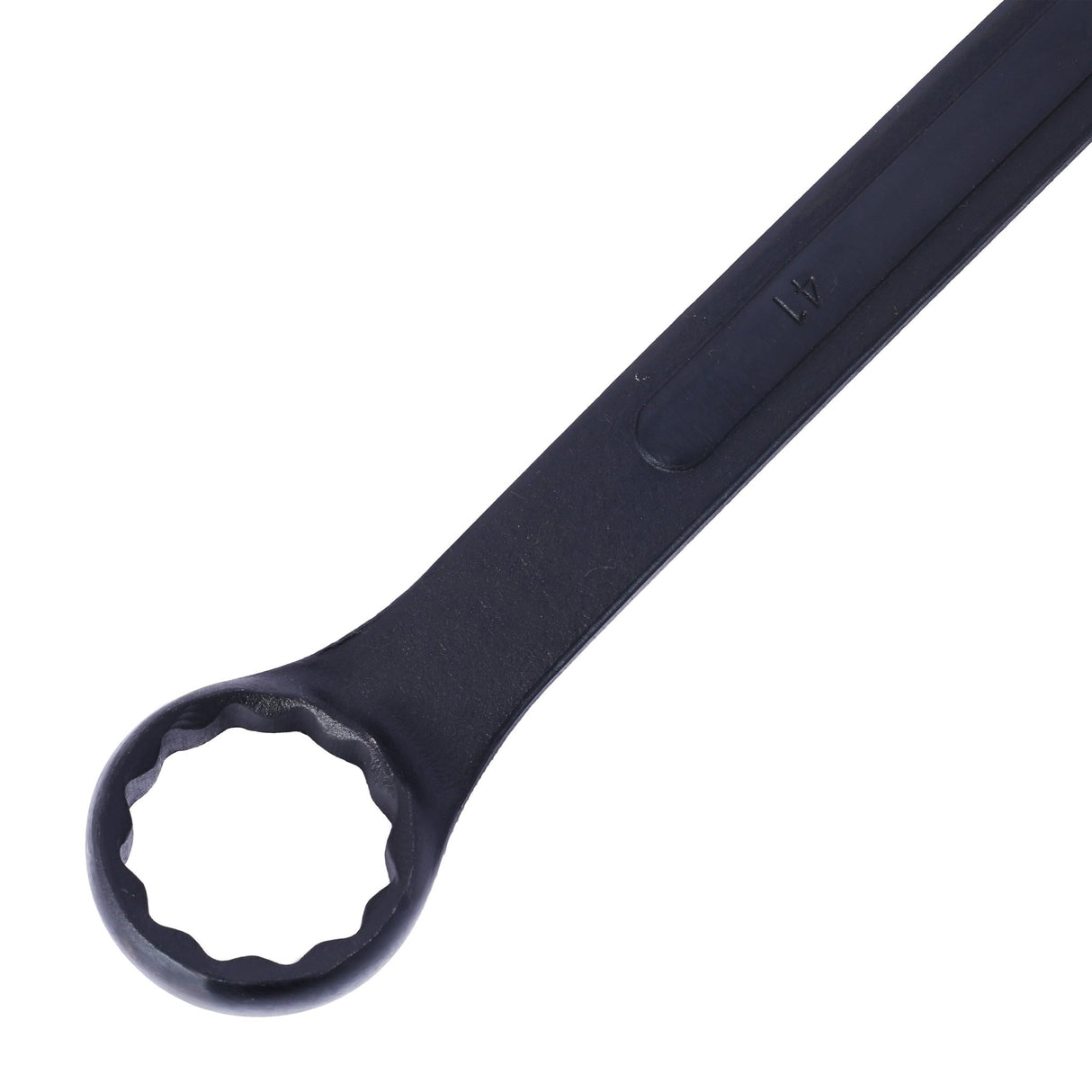 6 PCS Jumbo Combination Wrench Set Extra Large Metric 1 - 3/8'' to 2'' Black Oxide with Pouch - Fab Heavy Parts