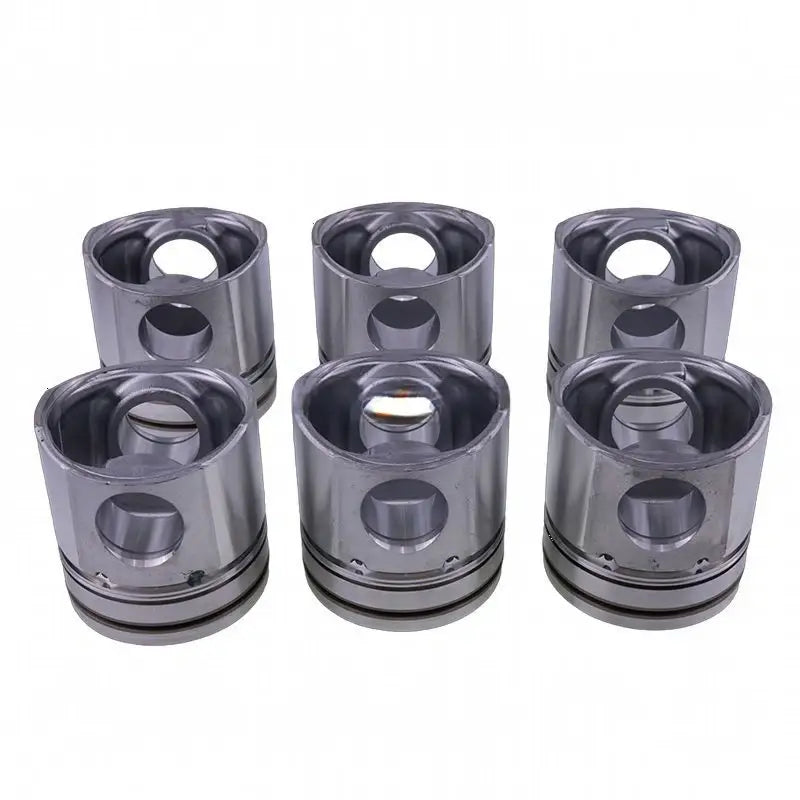 6 Pcs Piston 3926632 for Cummins Engine B3.9L 4B 4BT 4BTA 4BTAA B5.9L 6B 6BT 6BTA 6BTAA