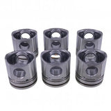 6 Pcs Piston 3926632 for Cummins Engine B3.9L 4B 4BT 4BTA 4BTAA B5.9L 6B 6BT 6BTA 6BTAA