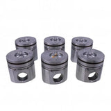 6 Pcs Piston 3926632 for Cummins Engine B3.9L 4B 4BT 4BTA 4BTAA B5.9L 6B 6BT 6BTA 6BTAA