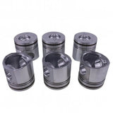 6 Pcs Piston 3926632 for Cummins Engine B3.9L 4B 4BT 4BTA 4BTAA B5.9L 6B 6BT 6BTA 6BTAA