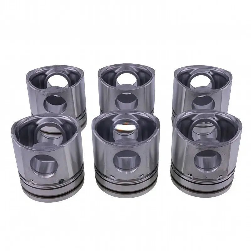 6 Pcs Piston 3926632 for Cummins Engine B3.9L 4B 4BT 4BTA 4BTAA B5.9L 6B 6BT 6BTA 6BTAA - Fab Heavy Parts