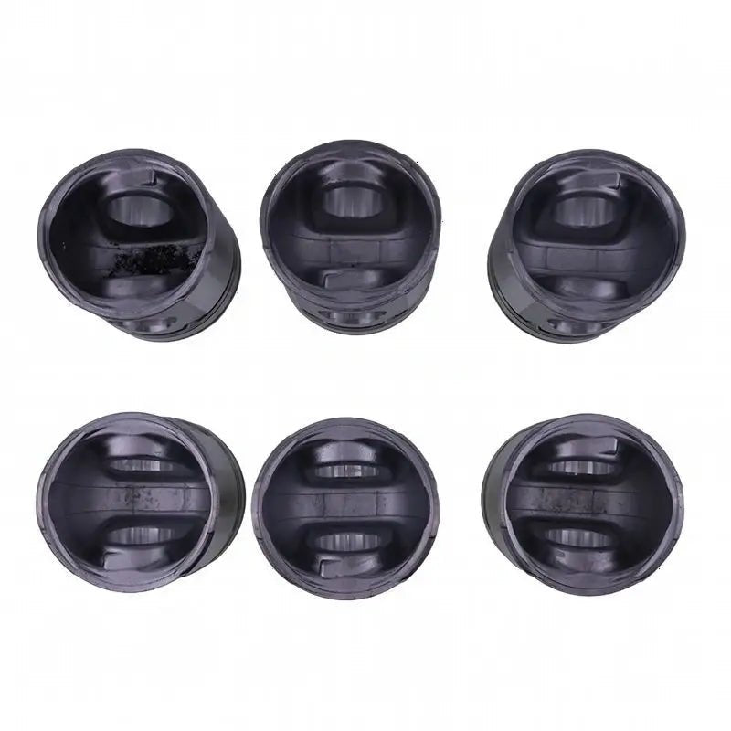 6 Pcs Piston 3926632 for Cummins Engine B3.9L 4B 4BT 4BTA 4BTAA B5.9L 6B 6BT 6BTA 6BTAA - Fab Heavy Parts