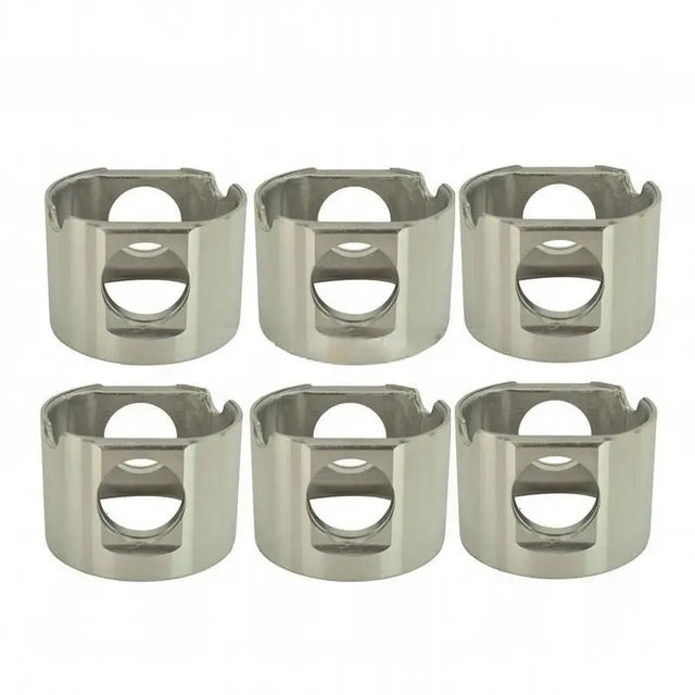 6 Pcs Piston Skirt 132-6663 for Caterpillar CAT Engine 3406 3456 C-12 C-15 C-16 Excavator 320 375 320B 325B 375 385B 5080 5090B 6040 6060 - Fab Heavy Parts