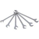 6 PCS SAE Jumbo Combination Angle Wrench Set Extra Large Chrome Plated 1-3/8" - 2" with Pouch - Fab Heavy Parts