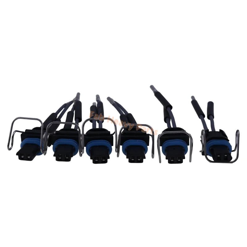 6 PCS Wiring Harness 366 - 9748 3669748 Fits for Caterpillar CAT Engine 3126 3126B 3126E C11 C13 C15 C7 C9 - Fab Heavy Parts