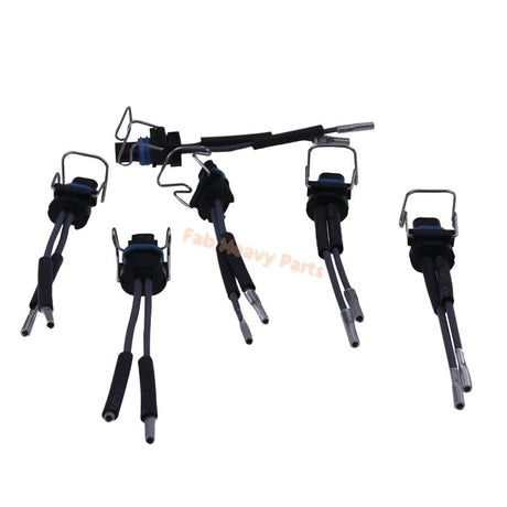 6 PCS Wiring Harness 366 - 9748 3669748 Fits for Caterpillar CAT Engine 3126 3126B 3126E C11 C13 C15 C7 C9 - Fab Heavy Parts