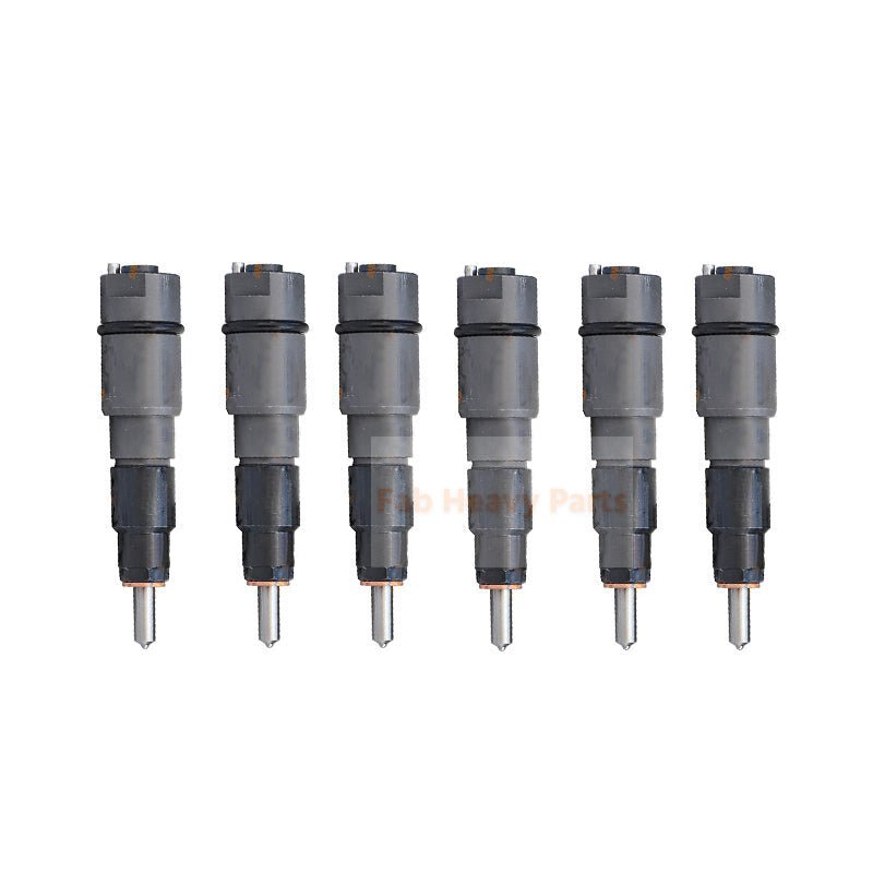 6 Piece Fuel Injector 0432191347 A0050174621 Fits for Mercedes - Benz Engine OM541 OM457 Truck Actros MP2 MP3 - Fab Heavy Parts