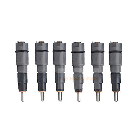 6 Piece Fuel Injector 0432191347 A0050174621 Fits for Mercedes - Benz Engine OM541 OM457 Truck Actros MP2 MP3 - Fab Heavy Parts