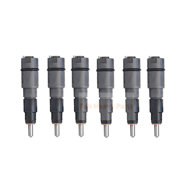 6 Piece Fuel Injector 0432191347 A0050174621 Fits for Mercedes - Benz Engine OM541 OM457 Truck Actros MP2 MP3 - Fab Heavy Parts