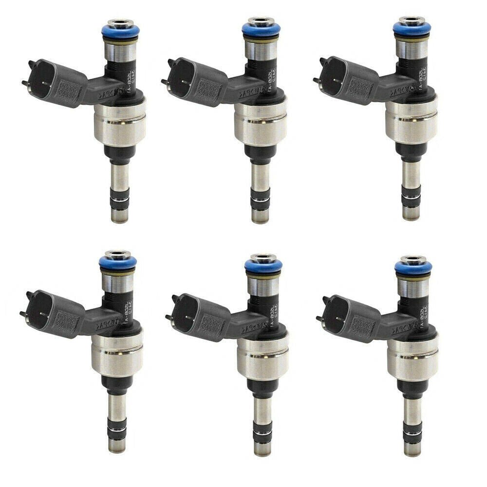 6-Piece Fuel Injector 12634126 Fits for Buick Enclave Cadillac Chevrolet Impala GMC - Fab Heavy Parts