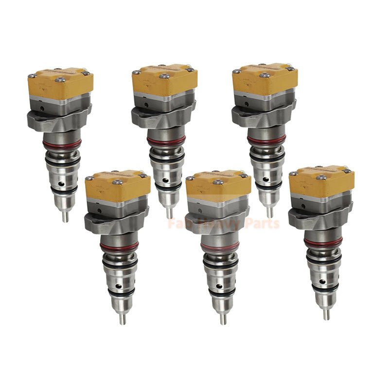 6 Piece Fuel Injector 171 - 9704 Fits for Caterpillar CAT Engine 3126 3126E - Fab Heavy Parts