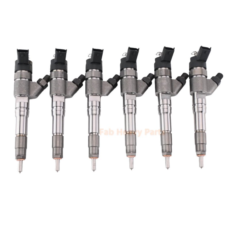 6 Piece Fuel Injector 23324681 Fits for Volvo Penta Engine D4 - 180 D4 - 210 D4 - 225 D4 - 260 D4 - 300 D6 - 310 D6 - 330 D6 - 370 D6 - 435 - Fab Heavy Parts