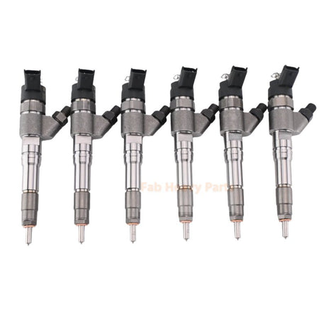 6 Piece Fuel Injector 23324681 Fits for Volvo Penta Engine D4 - 180 D4 - 210 D4 - 225 D4 - 260 D4 - 300 D6 - 310 D6 - 330 D6 - 370 D6 - 435 - Fab Heavy Parts