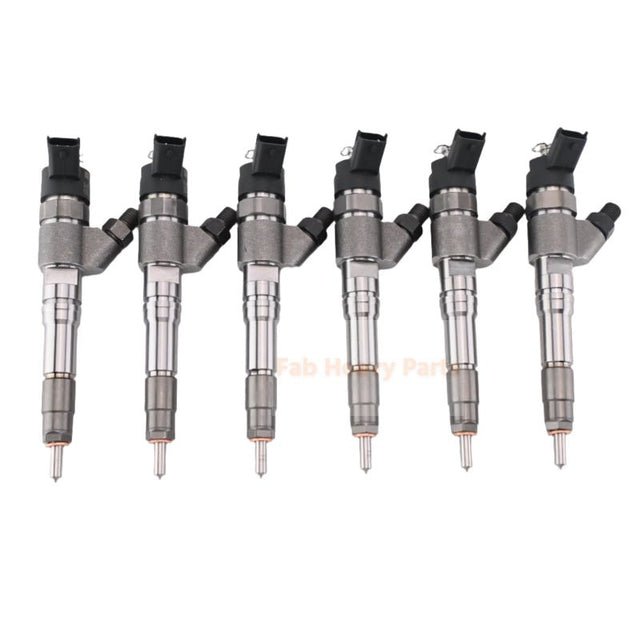 6 Piece Fuel Injector 23324681 Fits for Volvo Penta Engine D4 - 180 D4 - 210 D4 - 225 D4 - 260 D4 - 300 D6 - 310 D6 - 330 D6 - 370 D6 - 435 - Fab Heavy Parts