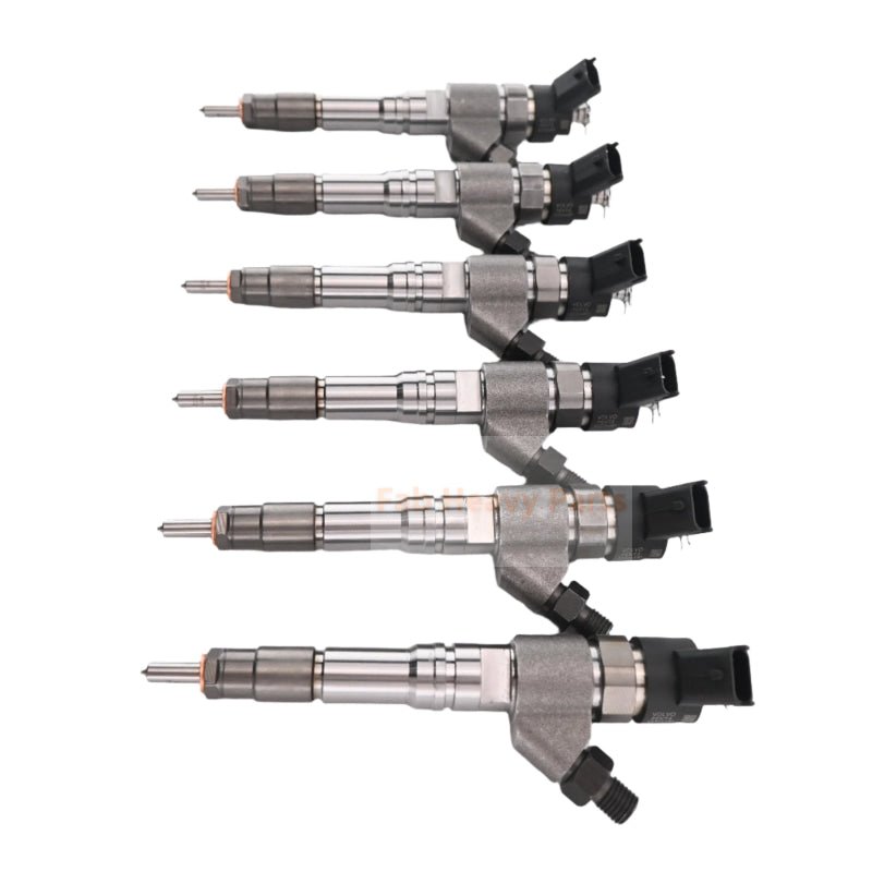 6 Piece Fuel Injector 23324681 Fits for Volvo Penta Engine D4 - 180 D4 - 210 D4 - 225 D4 - 260 D4 - 300 D6 - 310 D6 - 330 D6 - 370 D6 - 435 - Fab Heavy Parts