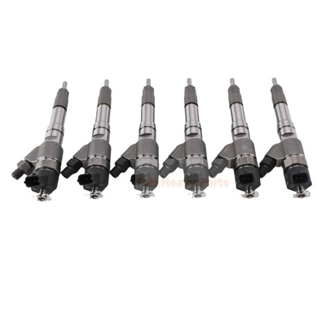 6 Piece Fuel Injector 23324681 Fits for Volvo Penta Engine D4 - 180 D4 - 210 D4 - 225 D4 - 260 D4 - 300 D6 - 310 D6 - 330 D6 - 370 D6 - 435 - Fab Heavy Parts