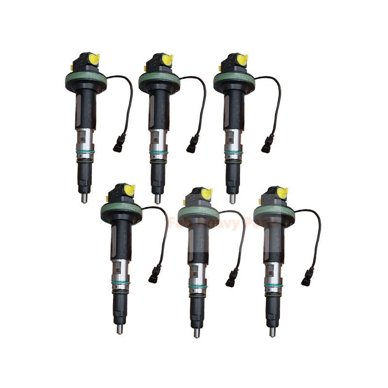 6 Piece Fuel Injector 2867149 Fits for Cummins Engine QSK19 Tier 3 - Fab Heavy Parts