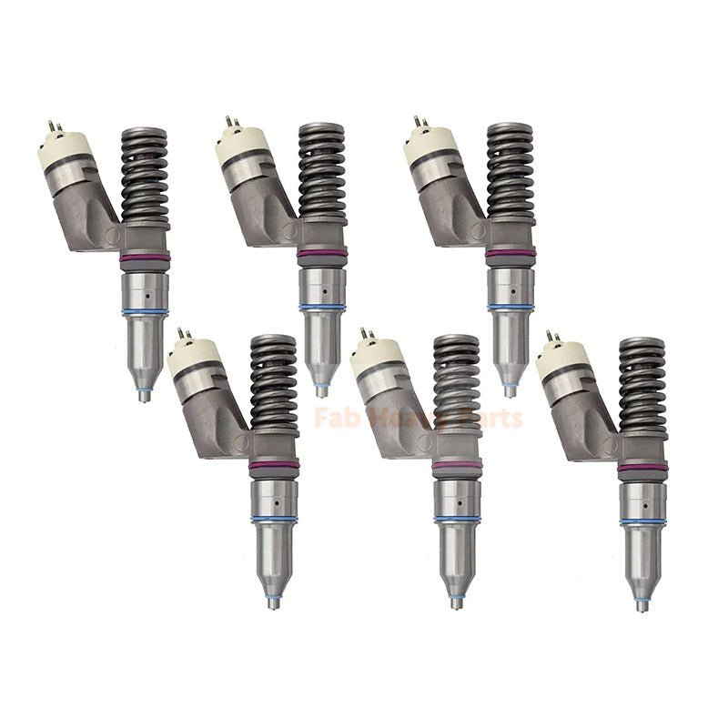 6 Piece Fuel Injector 294 - 3500 Fits for Caterpillar CAT Engine C15 C18 - Fab Heavy Parts