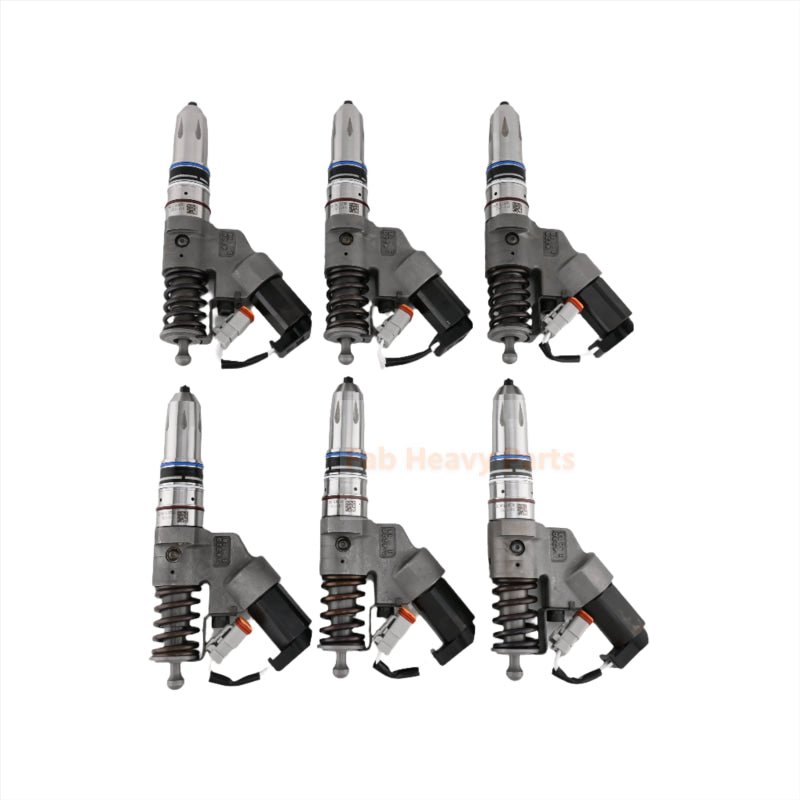 6 Piece Fuel Injector 3411752 3087557 3084589 Fits for Cummins Engine M11 ISM - Fab Heavy Parts
