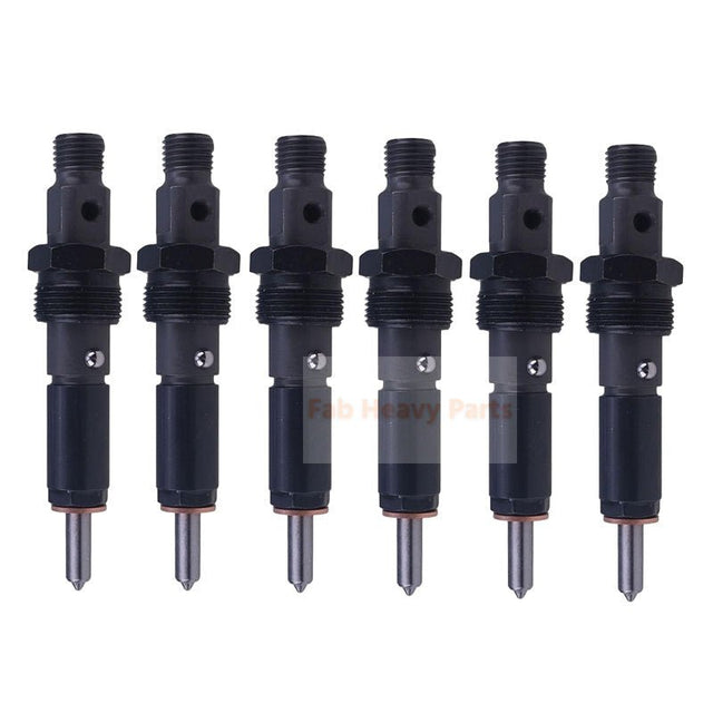 6 Piece Fuel Injector 3975713 37185 Fits for Cummins Engine 4B3.9 Tier 2 G - Drive - Fab Heavy Parts