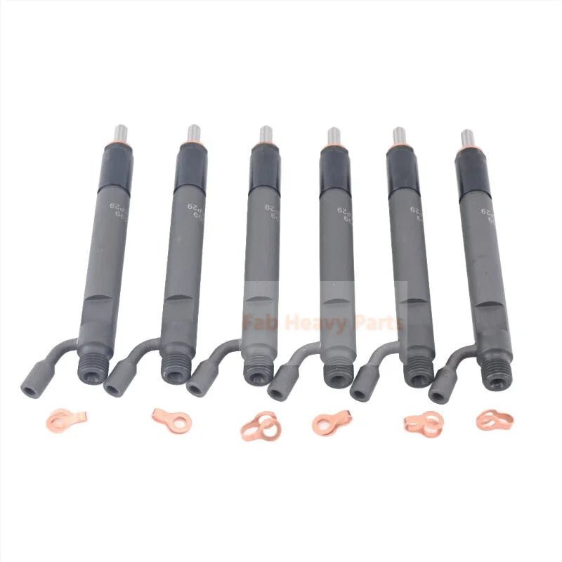 6 Piece Fuel Injector 4025299 Fits for Cummins Engine 6CT 8.3 ISC QSC Marine 450C 6CTA 8.3L M3 - Fab Heavy Parts